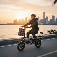 دراجة كهربائية مقاس 14 قابلة للطي كفرات تيوبلس