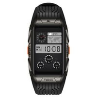 ساعة كوسبت تانك X2 مقاس مرن - أسود