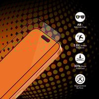 حماية شاشة ايفون 17 برو ArmorPro D30 AR مضادة للان...