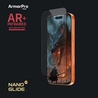حماية شاشة ايفون 17 برو ArmorPro نانو ستيكر مطفي
