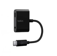 وصلة من USB-C إلى منفذ AUX ومنفذ USB-C من belkin