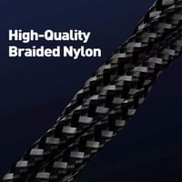 سلك شحن JODA نايلون تايب سي إلى تايب سي بطول 1 متر...