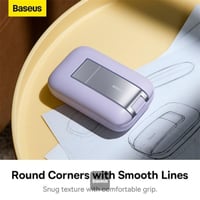 ستاند جوال بيسوس مكتبي قابل للطي والتعديل - بنفسجي