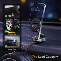 حامل الجوال المغناطيسي - قاعدة سيارة شفط قوية للسي...