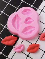 قالب سيلكون - على شكل شفاه