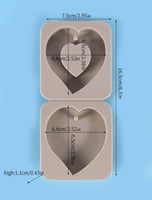 قالب سيلكون - تاق على شكل قلب