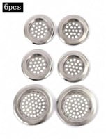 حامل فحم - فضي 6 قطع