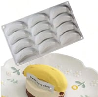 قالب سيلكون - شكل موز