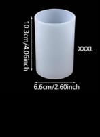 قالب سيلكون - شمعه اسطوانيه