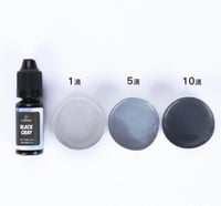 لون سائل 10 مل - أسود