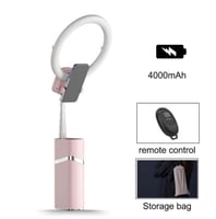 ستاند حلقي للجوال لاسلكي قابل للسحب