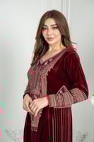 جلابيه مخمل تراثي ريتا