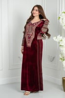 جلابيه مخمل تراثي ريتا