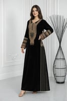 جلابيه مخمل تراثي نوره