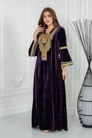 جلابيه مخمل تراثي قمه الابداع كم فرنسي