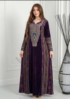 جلابيه مخمل تراثي اريج الوان