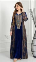 جلابيه مخمل تراثي اريج الوان