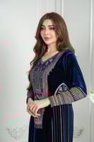 جلابيه مخمل تراثي ريتا