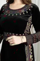 فستان تراثي ريفا خطين