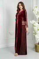 جلابيه مخمل تراثيه الابداع زرار