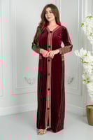 جلابيه مخمل تراثيه الابداع زرار