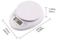 ميزان رقمي ابيض