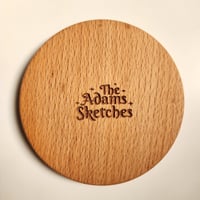 قاعدة أكواب خشبية - Fish Bone Cat