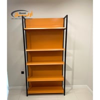 رفوف بقاله حديد كامل برتقالي