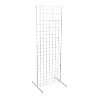 استاند شبك ابيض مربعات مع قاعده ارضي