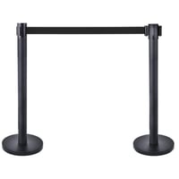 عمود حواجز تنظيم صفوف اسود شريط اسود