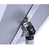 استاند دعائي المنيوم فضي