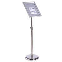 استاند دعائي المنيوم فضي