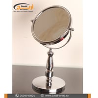 مرايه بوجهين متحركة ستيل بقاعدة نوع ثقيل