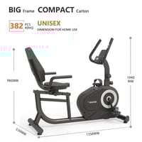 دراجة ثابتة عالية الجوده D333A مريحة مع مسند