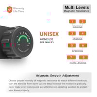 دراجة ثابتة عالية الجوده D333A مريحة مع مسند