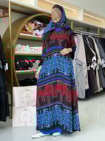 عباية سماهر بقماش شيفون مبطن دبل فيس3