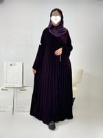 عباية تاليا مخمل كسرات كوري عودي