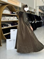 تشكيلة شتاء 2026 - عباية وجد كريب مع مخمل مكسر زيت...