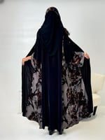 تشكيلة شتاء 2024 - عباية ارامينتا تدخيلات مخمل مطر...