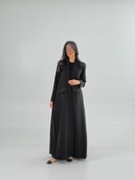 بليزر | عباية ملاك بقناش مريب ايطالي مزين ببنسات و...