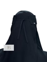 نقاب بقماش كوري طويل | مغاط مائل ، بدون مقوى