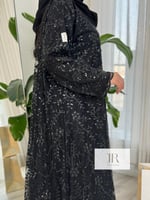 سماهر | تل مطرز اسود