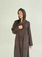 عباية حنين بقماش اورجنزا فلوك مخرم بني