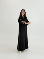 عباية لاريم بقماش كريب الاناقه مع رده داخليه