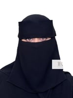 نقاب بقماش كوري وسط | غطوة ، مغاط مائل