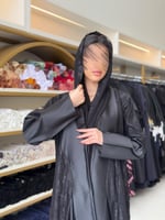 عباية بولين تفته ناعم مع دانيل بالجوانب اسود