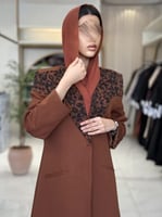 عباية إيليف بقماش كربب باربي تركي جملي ( طقم ثلاث...