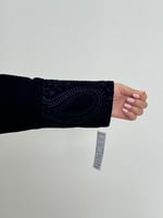 Winter collection ا عباية بلقيس مخمل كوري تطريز كح...