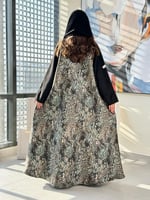 تشكيلة شتاء 2024 - عباية امتثال بقماش شامواه مع جا...