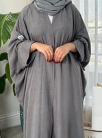 عباية مارتينا | فراشه - رصاصي